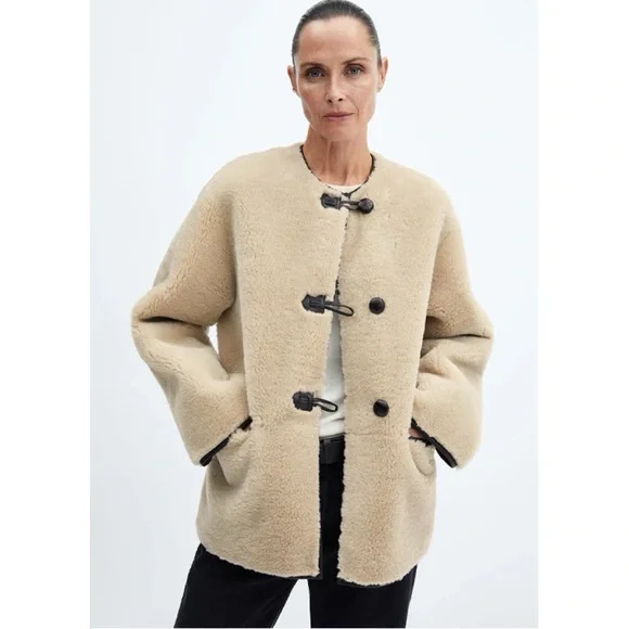 Mango Tan Teddy Jacket - Picture 2 of 11